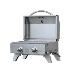 Kokomo On The Go: Anywhere, Anytime 18" Portable Tabletop Natural Gas BBQ Grill