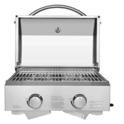 Kokomo On The Go: Anywhere, Anytime 18" Portable Tabletop Natural Gas BBQ Grill -Grill Collection Kokomo On The Go Anywhere Anytime 18 Portable Tabletop Natural Gas BBQ Grill 5