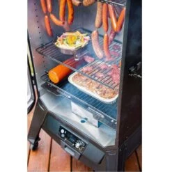 Louisiana Grills 7-Series Steel Construction Powder Coated Finish Vertical Pellet Smoker With Meat Probe -Grill Collection Louisiana Grills 7 Series Steel Construction Powder Coated Finish Vertical Pellet Smoker With Meat Probe 4