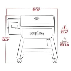 Louisiana Grills Black Label Series 1000 LG1000BL Pellet Grill With WiFi Control 9 Louisiana Grills Black Label Series 1000 LG1000BL Pellet Grill With WiFi Control -Grill Collection Louisiana Grills Black Label Series 1000 LG1000BL Pellet Grill With WiFi Control 5