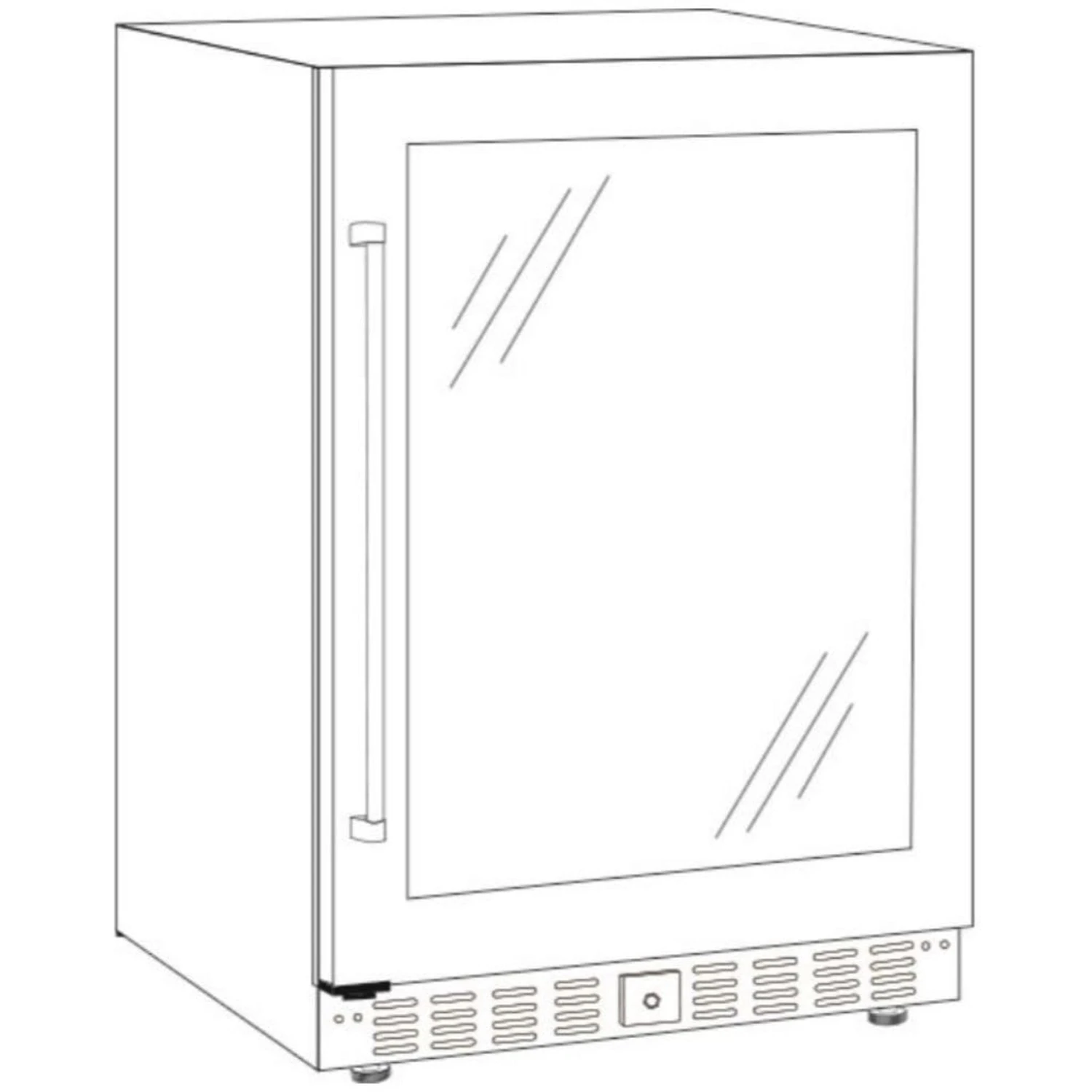 MHP 24” Built-In Or Portable Outdoor Rated Stainless Steel/Glass Door Refrigerator 1 MHP 24” Built-In Or Portable Outdoor Rated Stainless Steel/Glass Door Refrigerator
