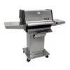 MHP AMCTSS Freestanding Grill With Stainless Steel Shelves