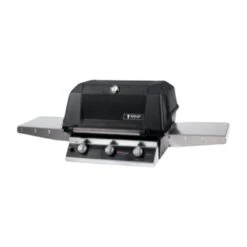 MHP W3G4 Tri-Burn Gas Grill Head With 2 Stainless Steel Shelves