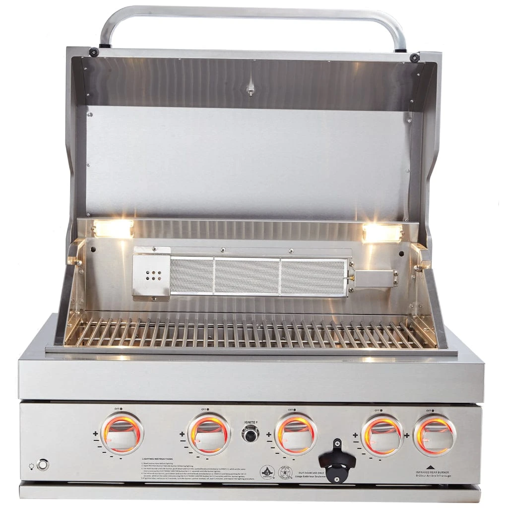 Mont Alpi 400 32" 4 Burners Built-In Propane Gas Grill 2 Mont Alpi 400 32" 4 Burners Built-In Propane Gas Grill - Image 2