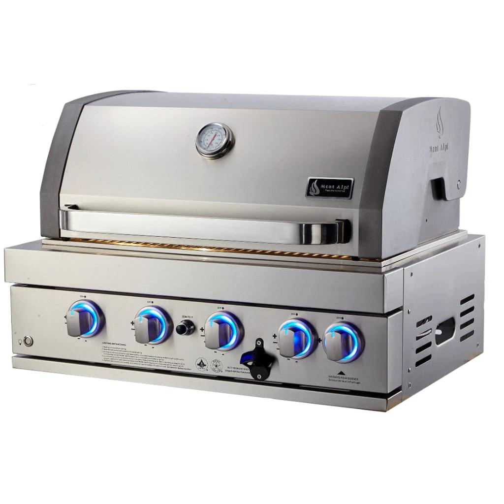 Mont Alpi 400 32" 4 Burners Built-In Propane Gas Grill 5 Mont Alpi 400 32" 4 Burners Built-In Propane Gas Grill - Image 5