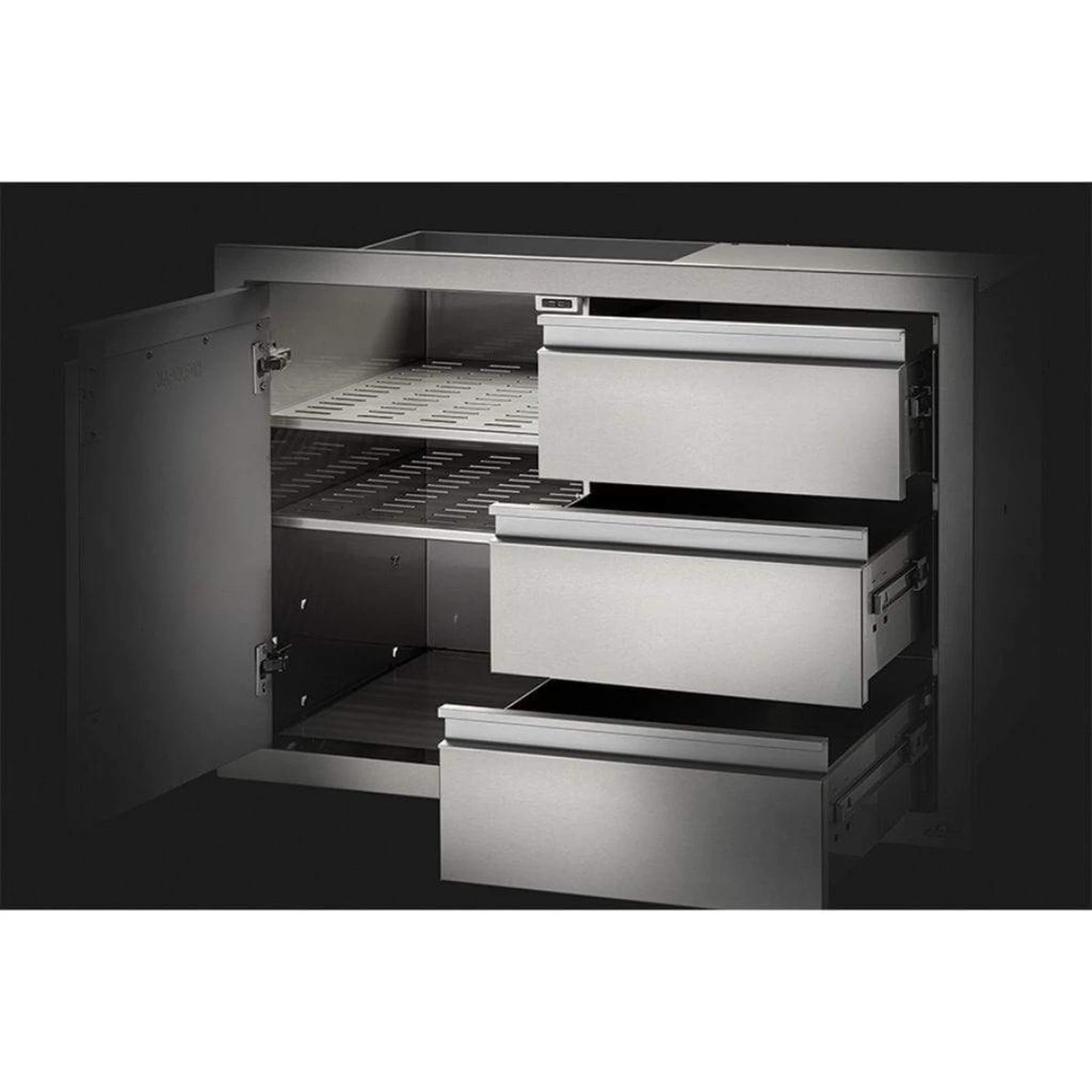 Napoleon 42" X 24" Stainless Steel Large Single Door And Triple/Double Drawer 3 Napoleon 42" X 24" Stainless Steel Large Single Door And Triple/Double Drawer - Image 3