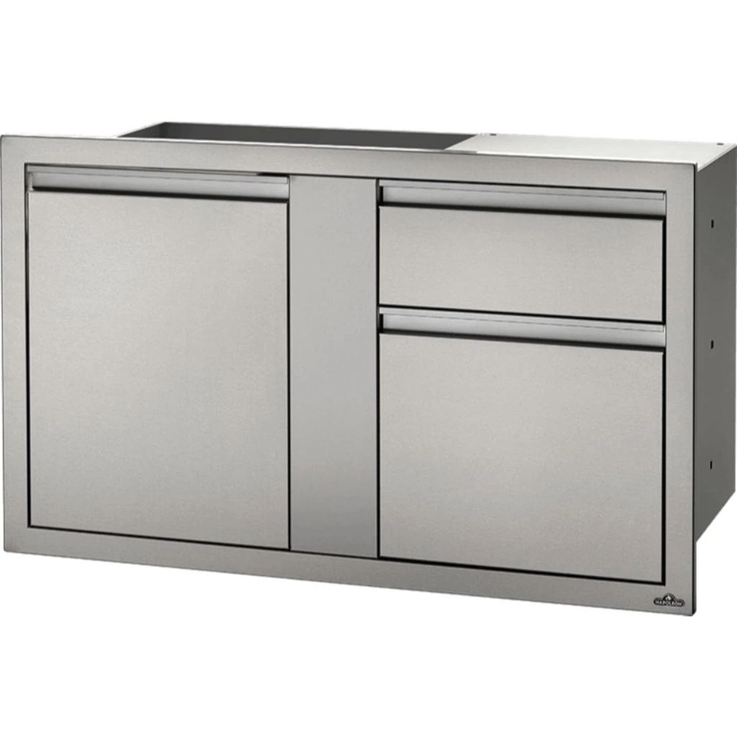 Napoleon 42" X 24" Stainless Steel Large Single Door And Triple/Double Drawer 1 Napoleon 42" X 24" Stainless Steel Large Single Door And Triple/Double Drawer