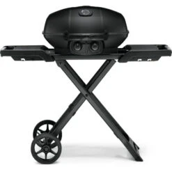 Napoleon Phantom TravelQ PRO 285 Portable Propane Gas Grill With Scissor Cart