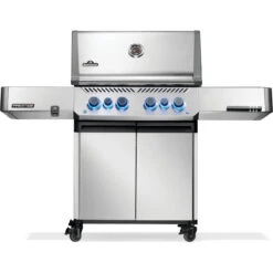 Napoleon Prestige 500 RSIB 66" Freestanding Propane Gas Grill With Infrared Side And Rear Burner