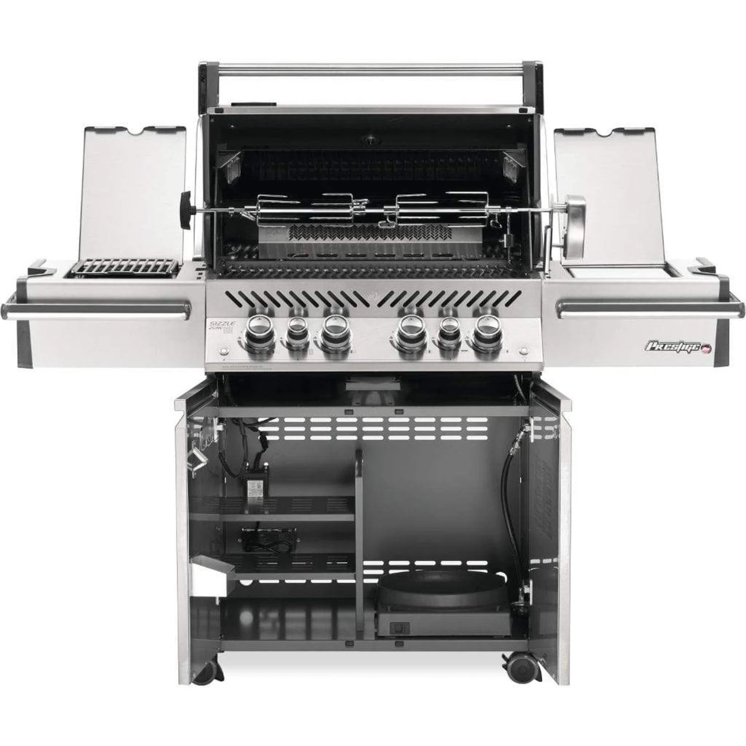 Napoleon Prestige PRO 500 67" Freestanding Propane Gas Grill With Infrared Side And Rear Burners 3 Napoleon Prestige PRO 500 67" Freestanding Propane Gas Grill With Infrared Side And Rear Burners - Image 3