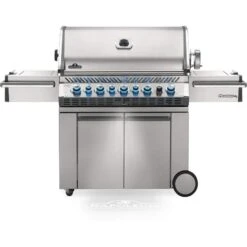 Napoleon Prestige PRO 665 77" Freestanding Natural Gas Grill With Infrared Side And Rear Burners