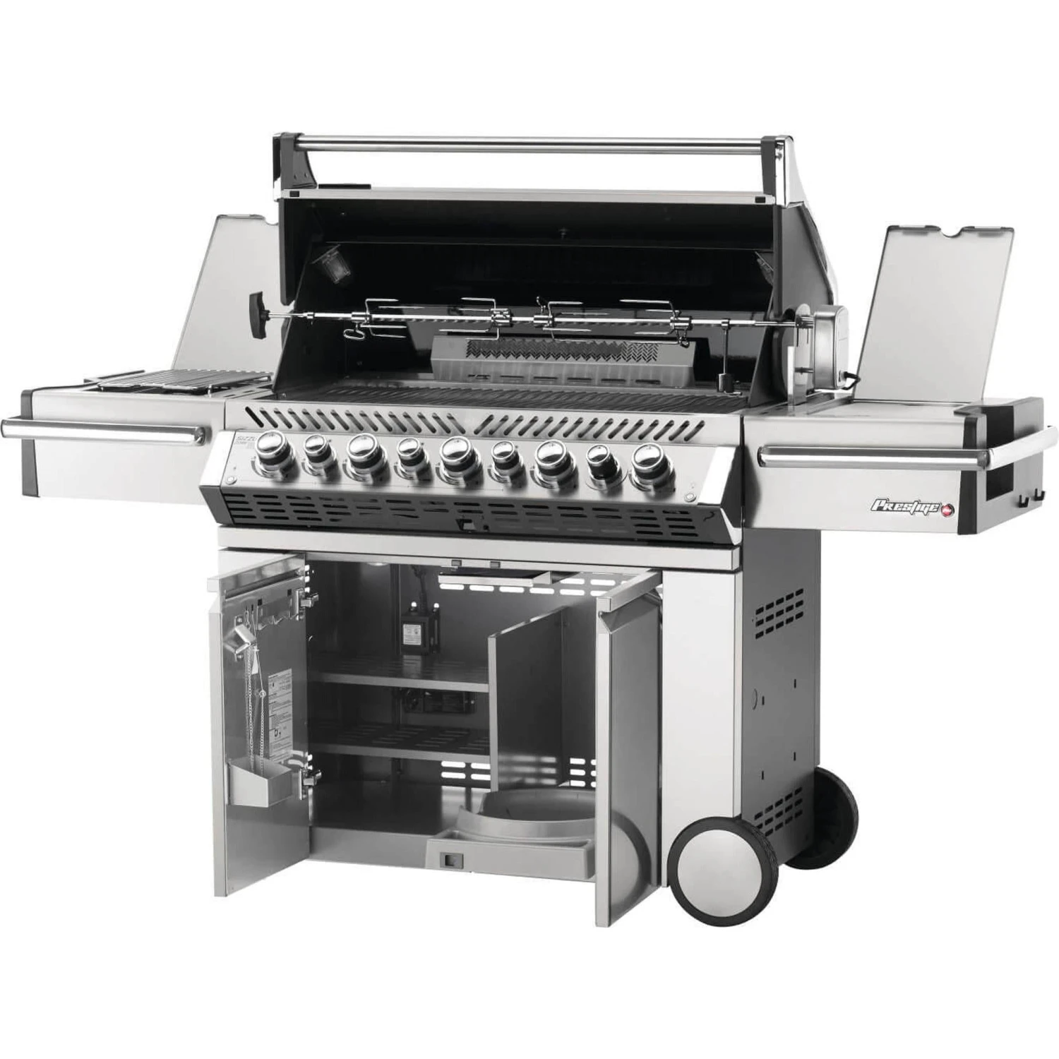 Napoleon Prestige PRO 665 77" Freestanding Natural Gas Grill With Infrared Side And Rear Burners 3 Napoleon Prestige PRO 665 77" Freestanding Natural Gas Grill With Infrared Side And Rear Burners - Image 3
