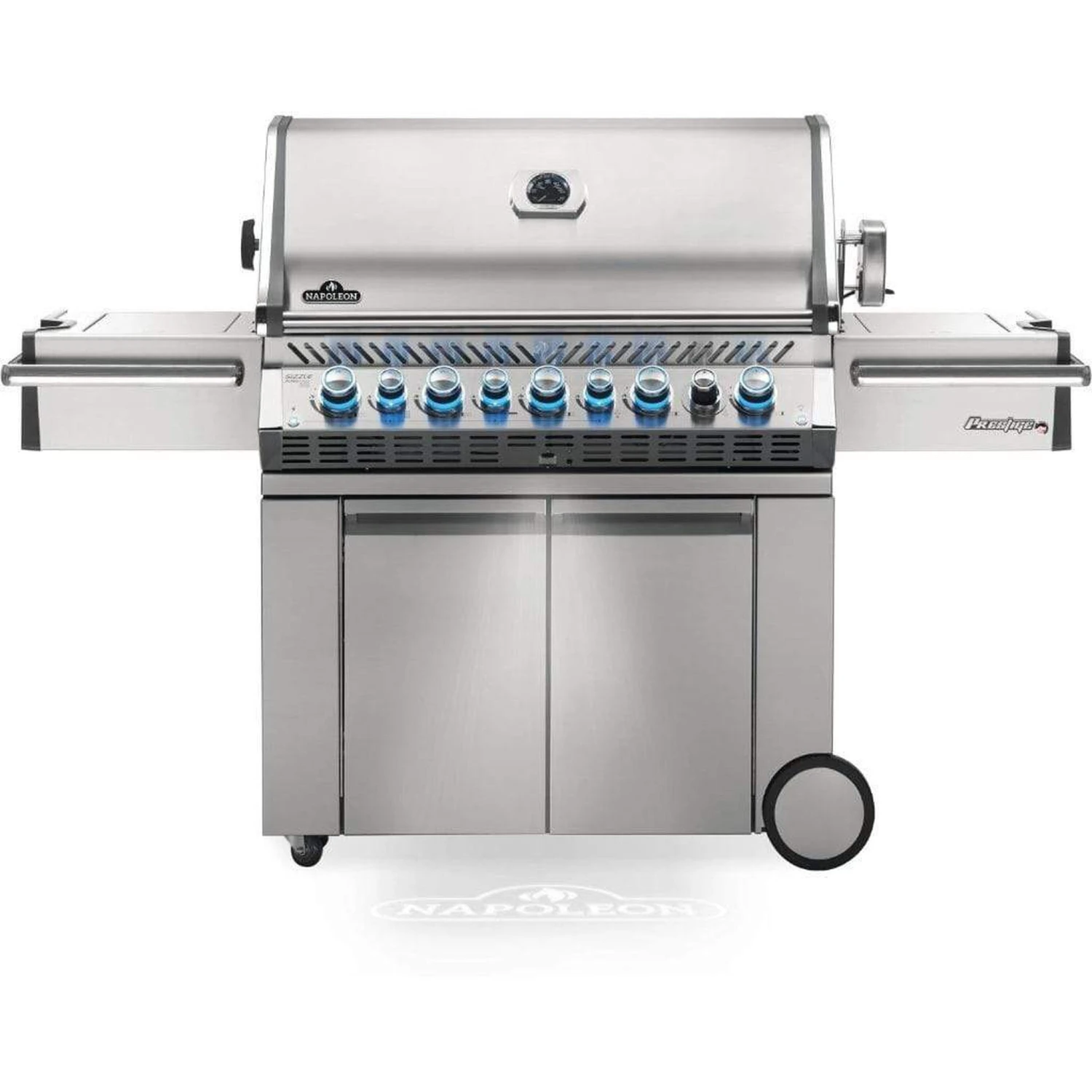 Napoleon Prestige PRO 665 77" Freestanding Natural Gas Grill With Infrared Side And Rear Burners 1 Napoleon Prestige PRO 665 77" Freestanding Natural Gas Grill With Infrared Side And Rear Burners