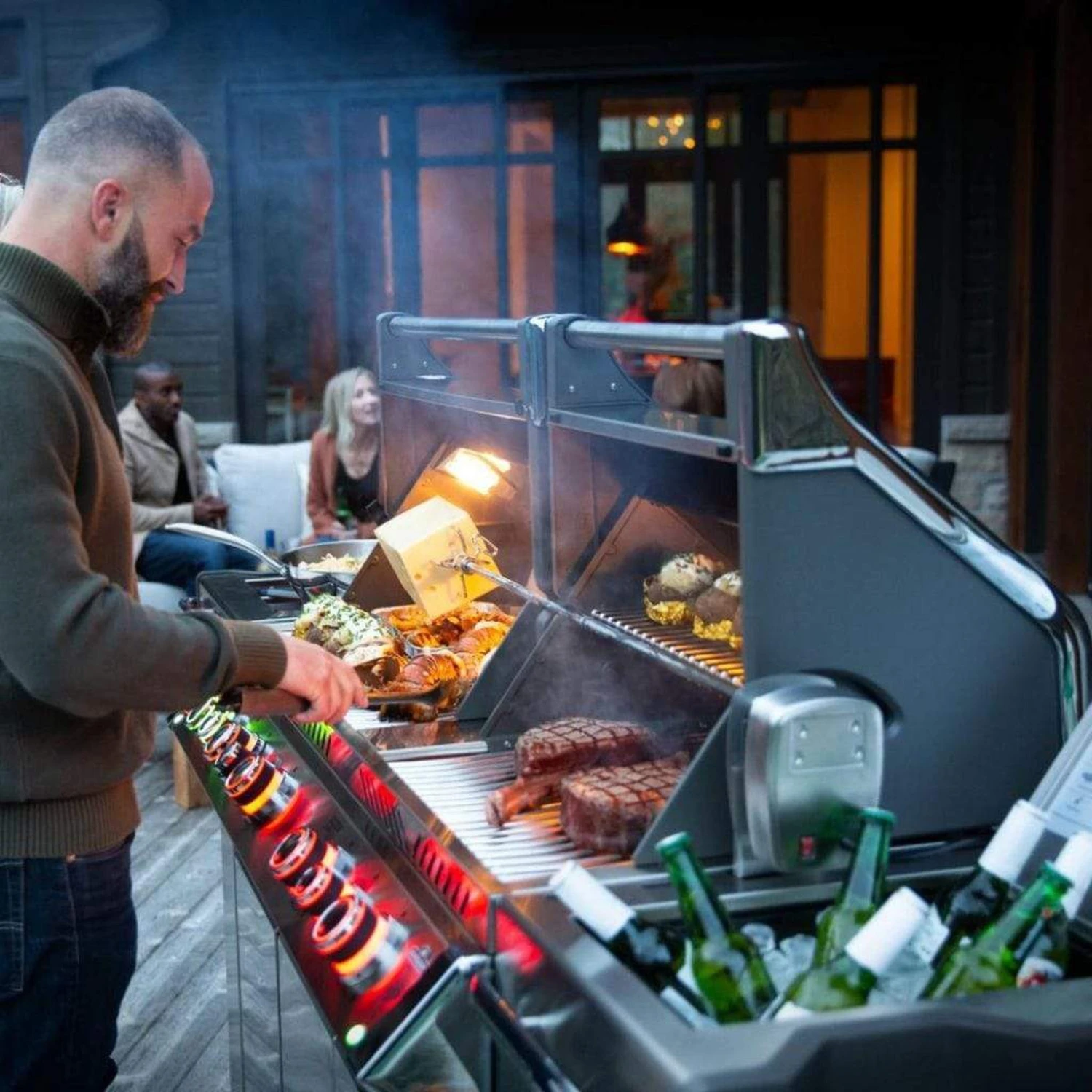 Napoleon Prestige PRO 825 94" Freestanding Natural Gas Grill With Power Side Burner, Infrared Rear & Bottom Burners 10 Napoleon Prestige PRO 825 94" Freestanding Natural Gas Grill With Power Side Burner, Infrared Rear & Bottom Burners - Image 10