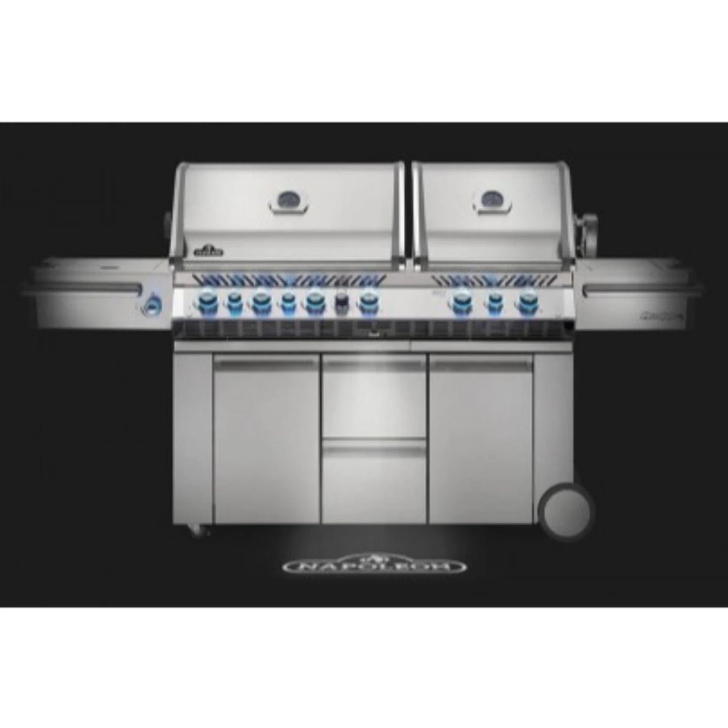 Napoleon Prestige PRO 825 94" Freestanding Natural Gas Grill With Power Side Burner, Infrared Rear & Bottom Burners 5 Napoleon Prestige PRO 825 94" Freestanding Natural Gas Grill With Power Side Burner, Infrared Rear & Bottom Burners - Image 5