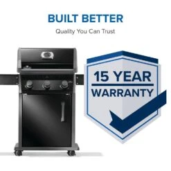 Napoleon Rogue 425 51" Black 3-Burner Freestanding Natural Gas Grill With Stainless Steel Cooking Grates -Grill Collection Napoleon Rogue 425 51 Black 3 Burner Freestanding Propane Gas Grill With Stainless Steel Cooking Grates 7