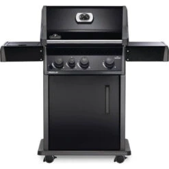 Napoleon Rogue 425 Black 51" Propane Gas Grill With Range Side Burner
