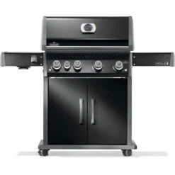 Napoleon Rogue PRO 525 SIB 61" Black Freestanding Propane Gas Grill With Infrared Side Burner