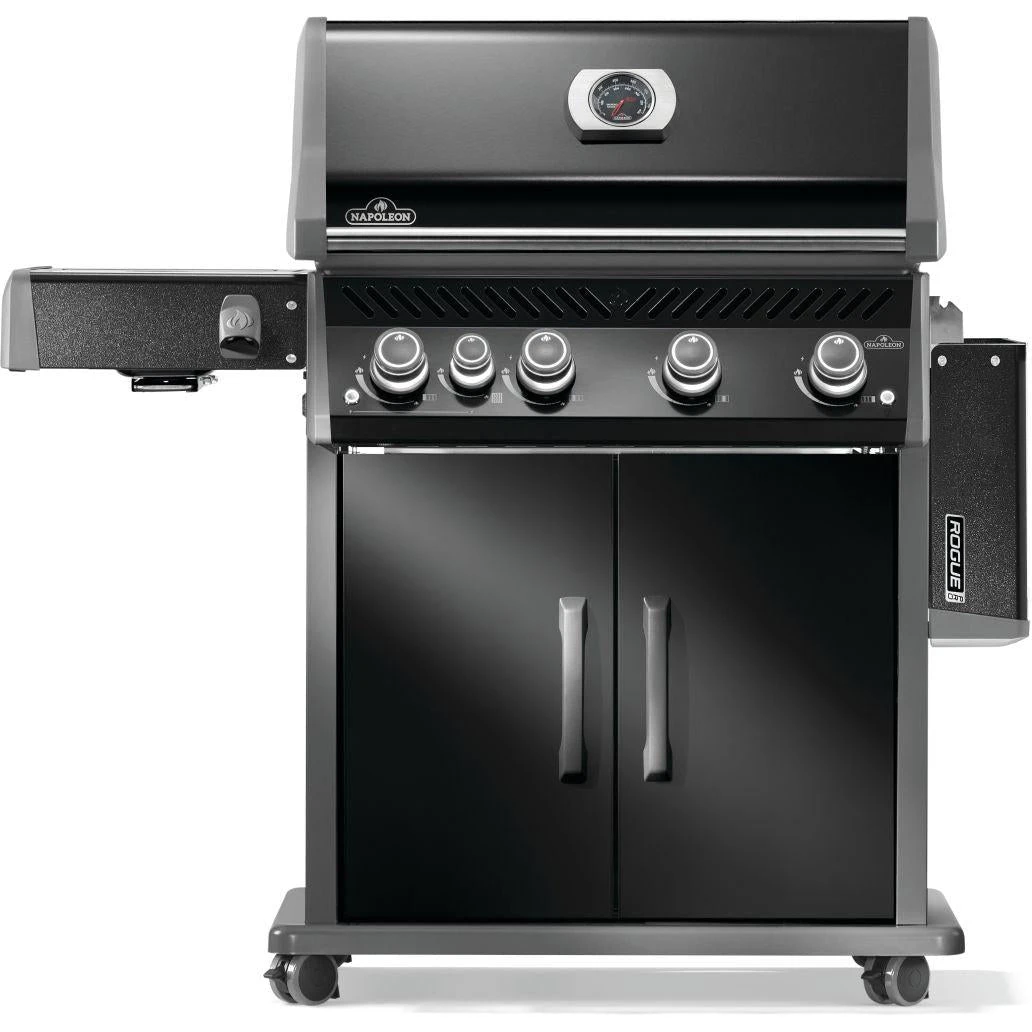 Napoleon Rogue PRO 525 SIB 61" Black Freestanding Propane Gas Grill With Infrared Side Burner 3 Napoleon Rogue PRO 525 SIB 61" Black Freestanding Propane Gas Grill With Infrared Side Burner - Image 3