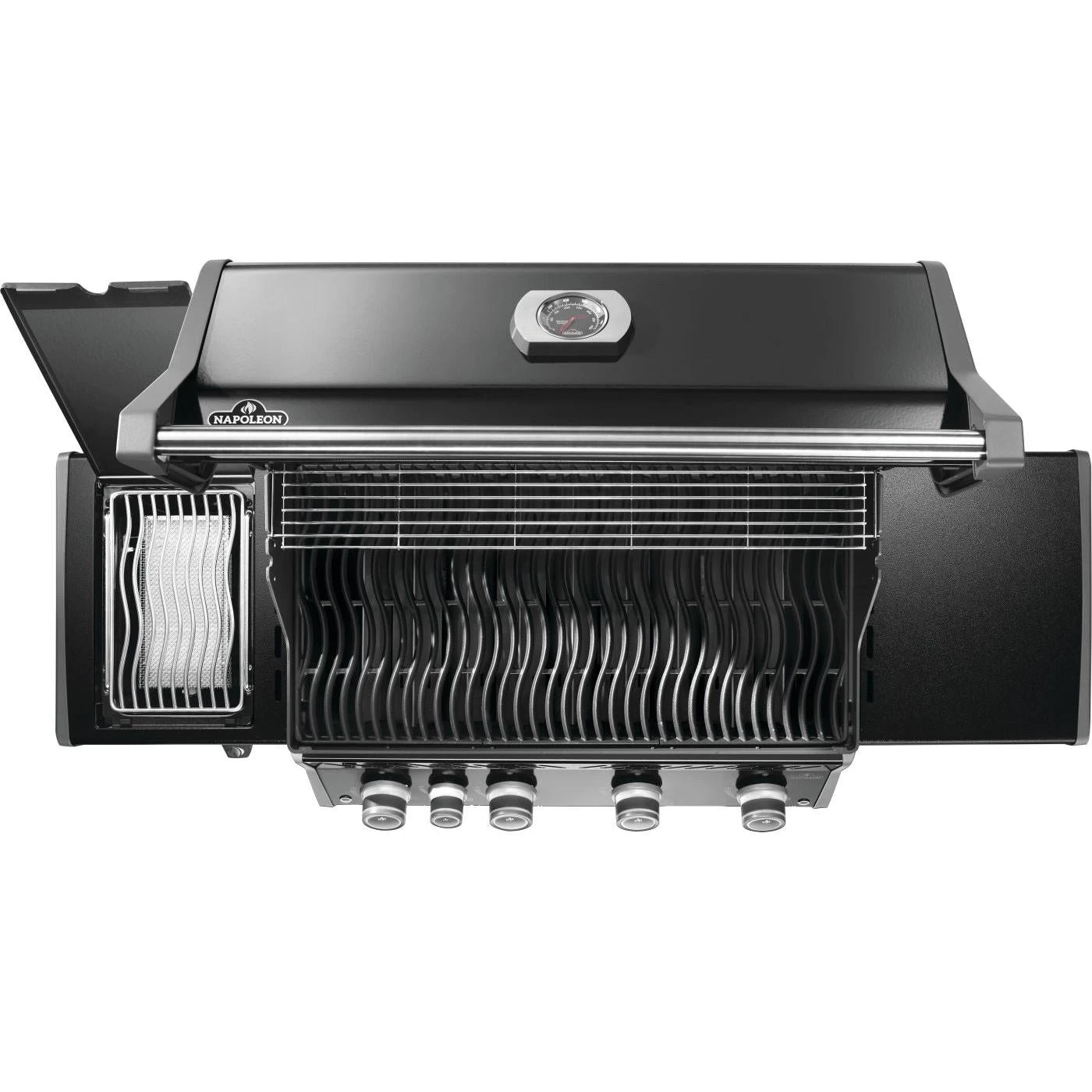Napoleon Rogue PRO 525 SIB 61" Black Freestanding Propane Gas Grill With Infrared Side Burner 4 Napoleon Rogue PRO 525 SIB 61" Black Freestanding Propane Gas Grill With Infrared Side Burner - Image 4