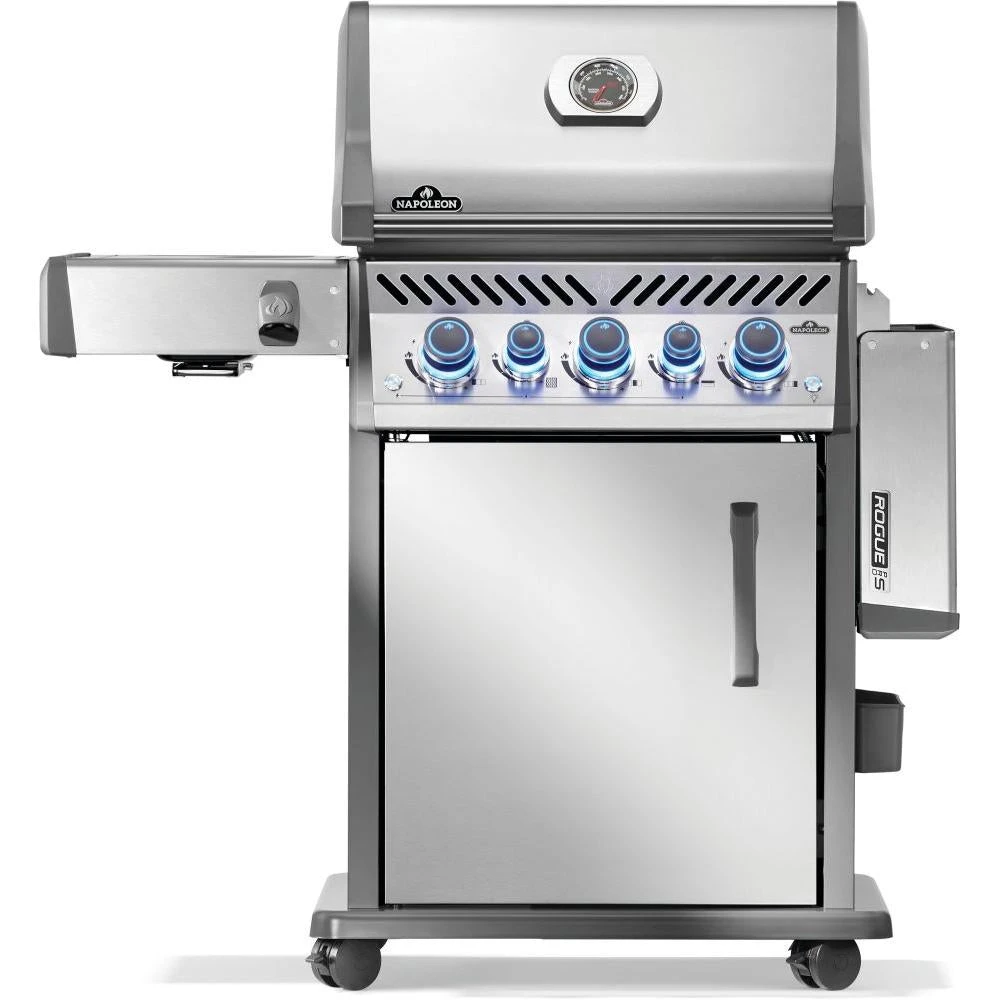 Napoleon Rogue PRO-S 425 RSIB 55" Freestanding Natural Gas Grill With Infrared Side And Rear Burner 2 Napoleon Rogue PRO-S 425 RSIB 55" Freestanding Natural Gas Grill With Infrared Side And Rear Burner - Image 2