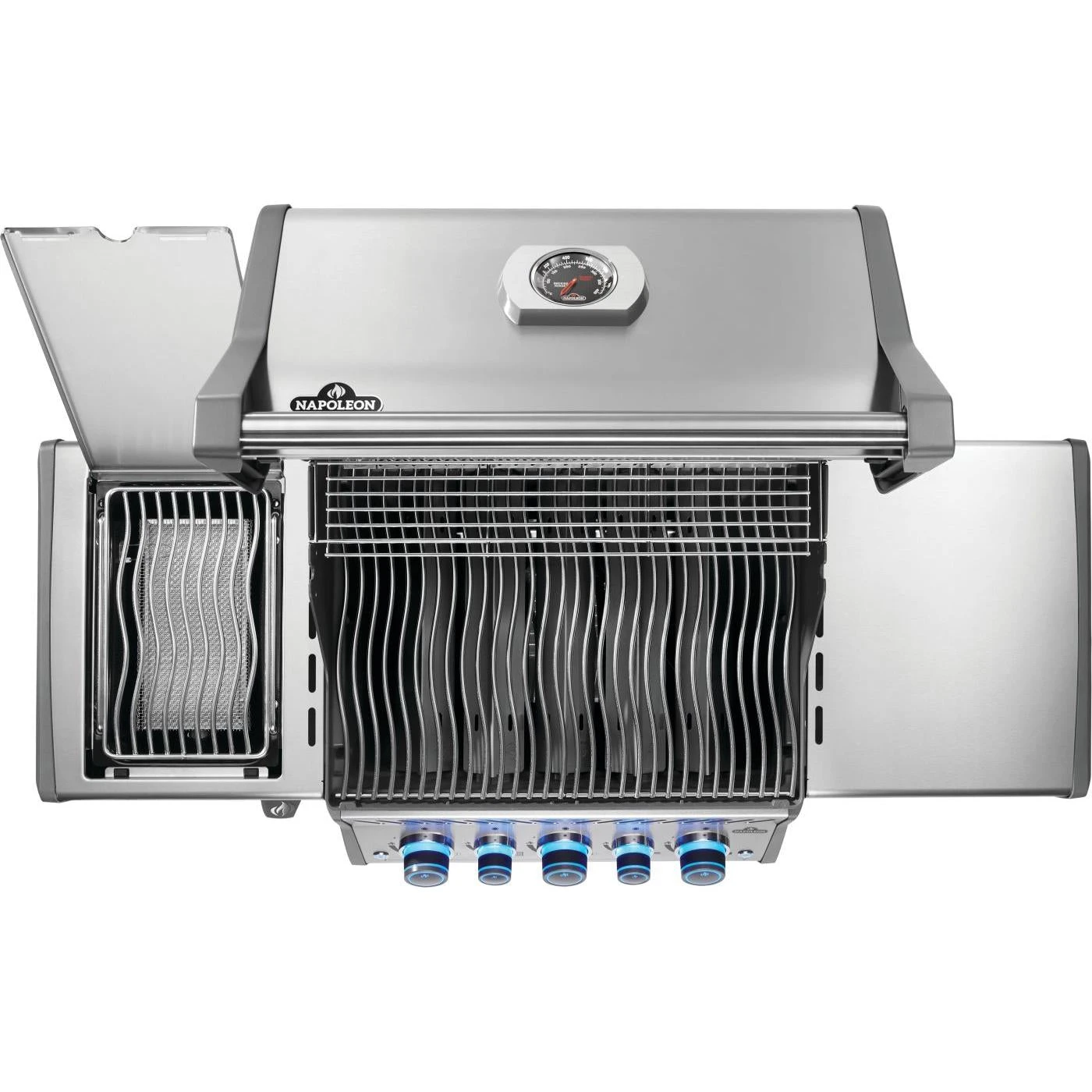 Napoleon Rogue PRO-S 425 RSIB 55" Freestanding Natural Gas Grill With Infrared Side And Rear Burner 6 Napoleon Rogue PRO-S 425 RSIB 55" Freestanding Natural Gas Grill With Infrared Side And Rear Burner - Image 6