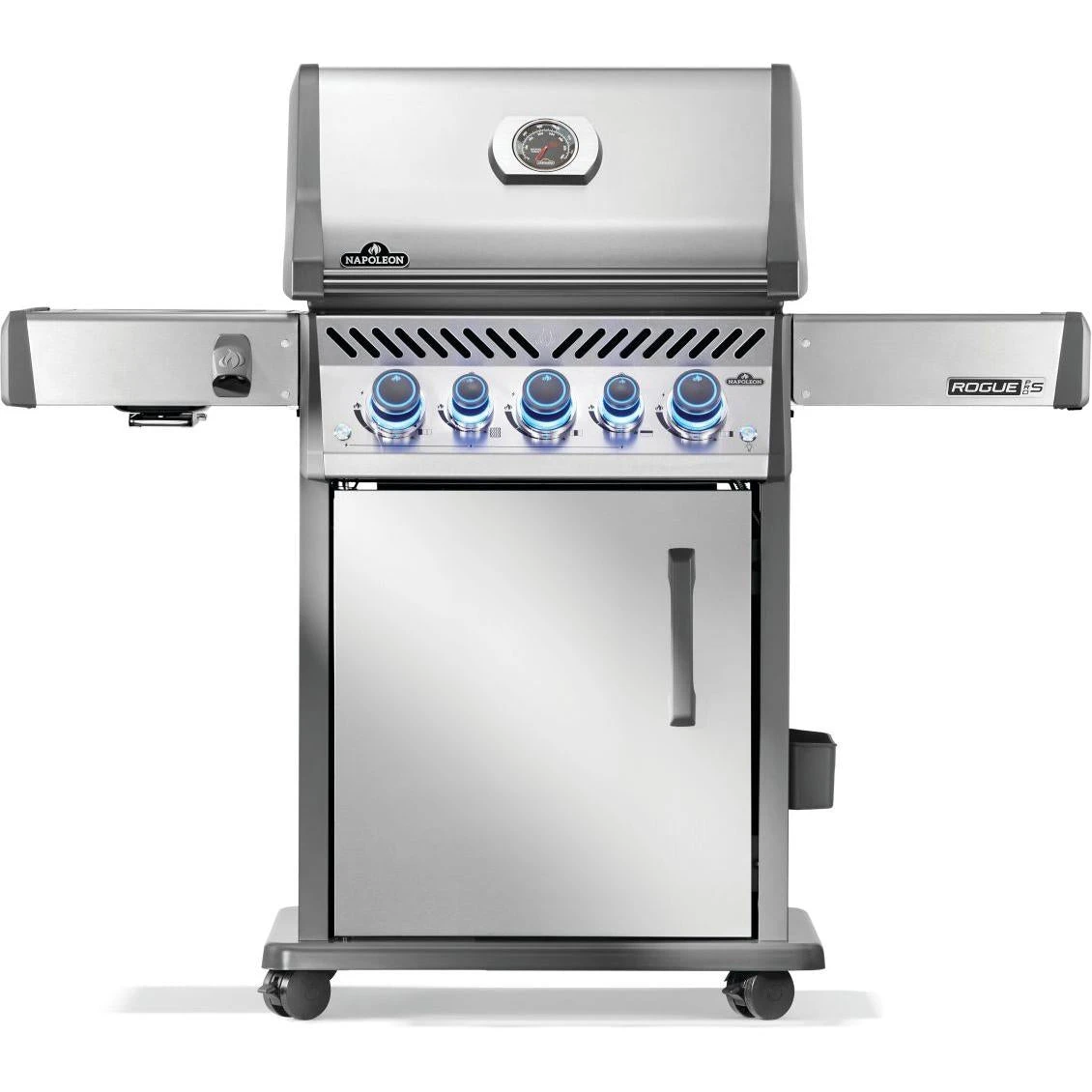 Napoleon Rogue PRO-S 425 RSIB 55" Freestanding Natural Gas Grill With Infrared Side And Rear Burner 1 Napoleon Rogue PRO-S 425 RSIB 55" Freestanding Natural Gas Grill With Infrared Side And Rear Burner