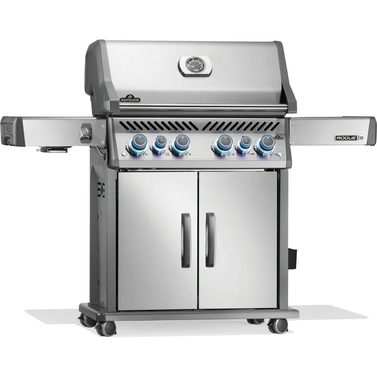 Napoleon Rogue PRO-S 525 RSIB 61" Freestanding Natural Gas Grill With Infrared Side And Rear Burner 4 Napoleon Rogue PRO-S 525 RSIB 61" Freestanding Natural Gas Grill With Infrared Side And Rear Burner - Image 4