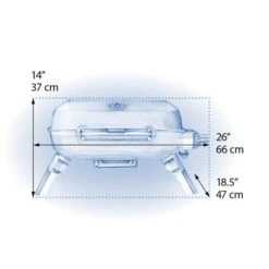 Napoleon TravelQ 240 Blue Portable Propane Gas Grill -Grill Collection Napoleon TravelQ 240 Blue Portable Propane Gas Grill 18
