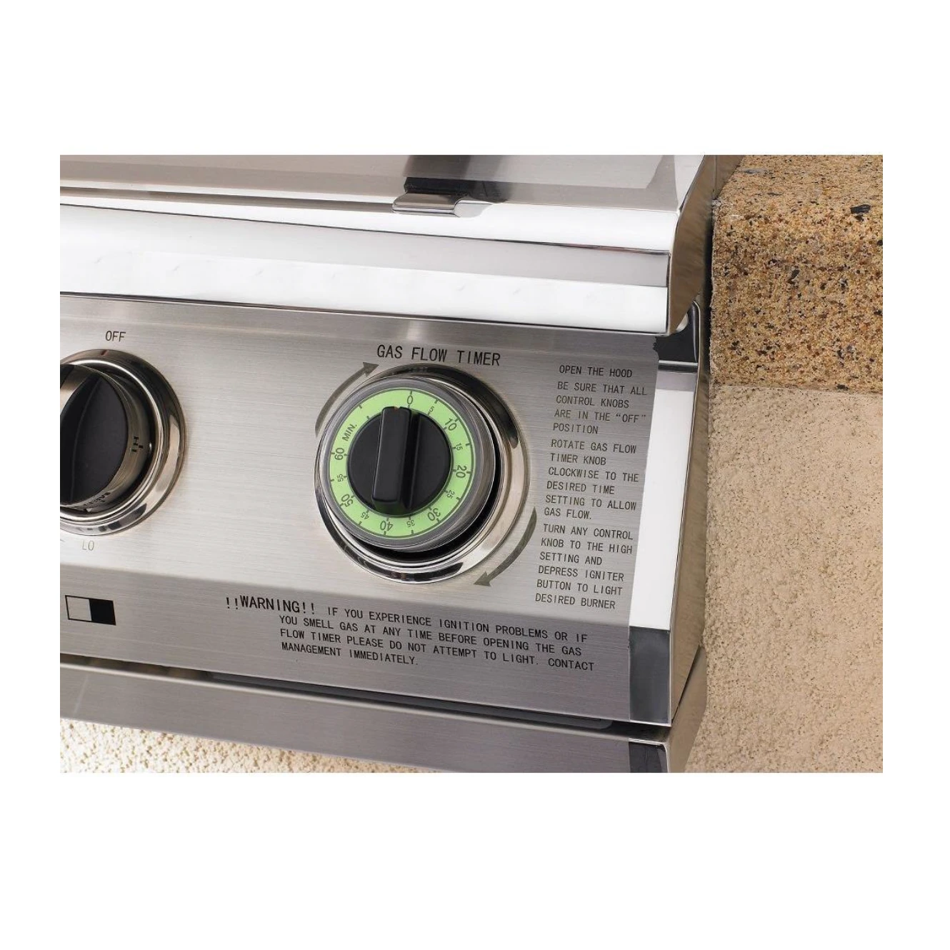 PGS Pacifica 39” Grill Head With Built In One Hour Gas Timer For Liquid Propane 5 PGS Pacifica 39” Grill Head With Built In One Hour Gas Timer For Liquid Propane - Image 5