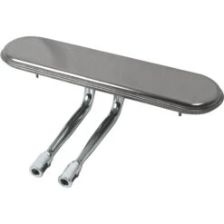 Phoenix Grills 52" Riveted Stainless Steel 2-Burner Liquid Propane Gas Grill On Pedestal Cart -Grill Collection Phoenix Grills 52 Riveted Stainless Steel 2 Burner Liquid Propane Gas Grill on Pedestal Cart 5