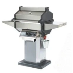 Phoenix Grills 52" Stainless Steel 2-Burner Liquid Propane Gas Grill On Aluminum Patio Base