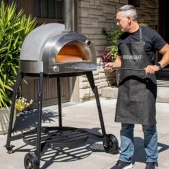 Pinnacolo 33" L'ARGILLA Thermal Clay Gas Fired Freestanding Pizza Oven -Grill Collection Pinnacolo 33 LARGILLA Thermal Clay Gas Fired Freestanding Pizza Oven 8