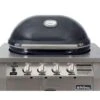 Primo 36" Oval Ceramic 4-Burner Built-In Kamado Natural Gas Grill (Ships As Propane With Conversion Fittings)