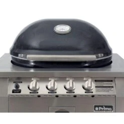 Primo 36" Oval Ceramic 4-Burner Built-In Kamado Natural Gas Grill (Ships As Propane With Conversion Fittings)