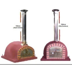 ProForno Traditional Matte Black Oven Extension Pipe