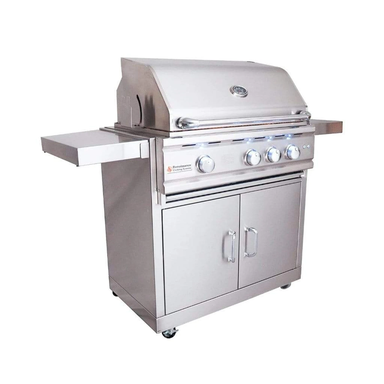 Renaissance Cutlass Pro Series 30" 4-Buner Freestanding Natural Gas Grill 6 Renaissance Cutlass Pro Series 30" 4-Buner Freestanding Natural Gas Grill - Image 6