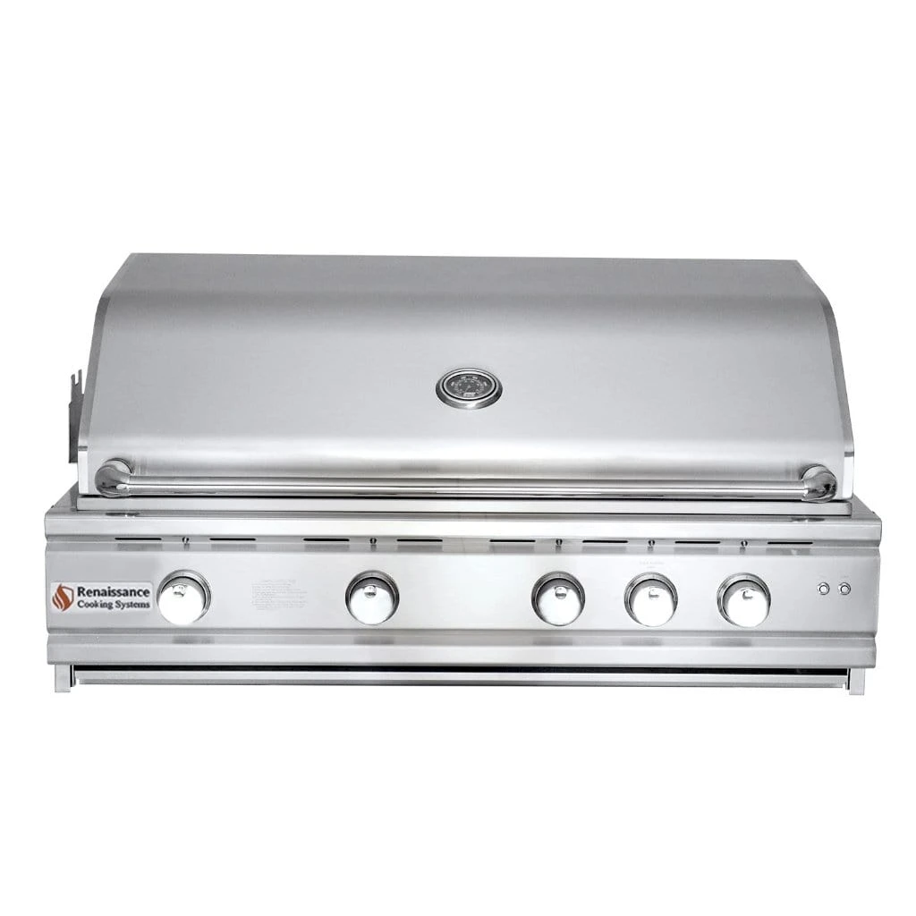 Renaissance Cutlass Pro Series 42" 5-Buner Freestanding Liquid Propane Gas Grill 4 Renaissance Cutlass Pro Series 42" 5-Buner Freestanding Liquid Propane Gas Grill - Image 4