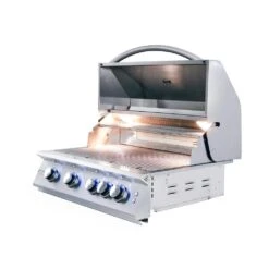 Renaissance Premier L Series 32" 5-Burner Built-In Liquid Propane Gas Grill With LED Lights -Grill Collection Renaissance Premier L Series 32 5 Burner Built In Liquid Propane Gas Grill With LED Lights 11