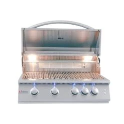 Renaissance Premier L Series 32" 5-Burner Built-In Liquid Propane Gas Grill With LED Lights -Grill Collection Renaissance Premier L Series 32 5 Burner Built In Liquid Propane Gas Grill With LED Lights 5
