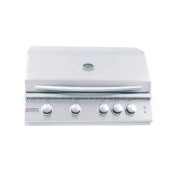 Grill Collection -Grill Collection Renaissance Premier L Series 32 5 Burner Built In Natural Gas Grill With LED Lights 2