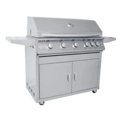 Renaissance Premier L Series 40" 6-Burner Freestanding Natural Gas Grill With LED Lights -Grill Collection Renaissance Premier L Series 40 6 Burner Freestanding Natural Gas Grill With LED Lights 3