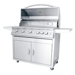 Renaissance Premier L Series 40" 6-Burner Freestanding Natural Gas Grill With LED Lights -Grill Collection Renaissance Premier L Series 40 6 Burner Freestanding Natural Gas Grill With LED Lights 4