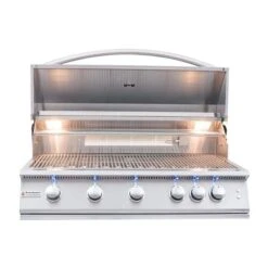 Renaissance Premier L Series 40" 6-Burner Freestanding Natural Gas Grill With LED Lights -Grill Collection Renaissance Premier L Series 40 6 Burner Freestanding Natural Gas Grill With LED Lights 7