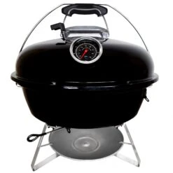 SnS Grills Home 'N Roam 18" Black Travel Kettle Charcoal Grill