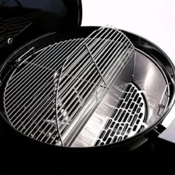 Sns Grills 22" Black Slow 'N Sear Kettle Charcoal Grill W/ Side Shelf -Grill Collection Sns Grills 22 Black Slow N Sear Kettle Charcoal Grill w Side Shelf 13 c5f0c356