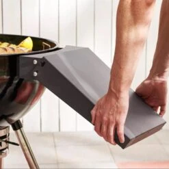 Sns Grills 22" Black Slow 'N Sear Kettle Charcoal Grill W/ Side Shelf -Grill Collection Sns Grills 22 Black Slow N Sear Kettle Charcoal Grill w Side Shelf 18