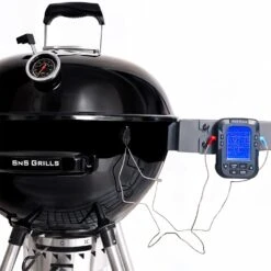 Sns Grills 22" Black Slow 'N Sear Kettle Charcoal Grill W/ Side Shelf -Grill Collection Sns Grills 22 Black Slow N Sear Kettle Charcoal Grill w Side Shelf 9 c9939dfa