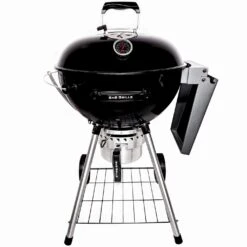 Sns Grills 22" Black Slow 'N Sear Kettle Charcoal Grill W/ Side Shelf