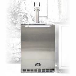 Sole Gourmet 24″ Outdoor Kegerator With Dual Tap